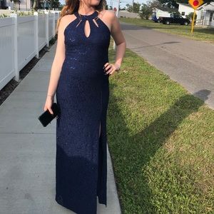 Navy blue prime dress
